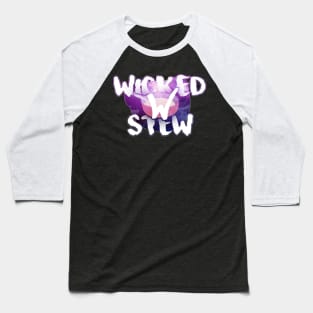 Classic Wicked Stew Logo Galaxy Baseball T-Shirt